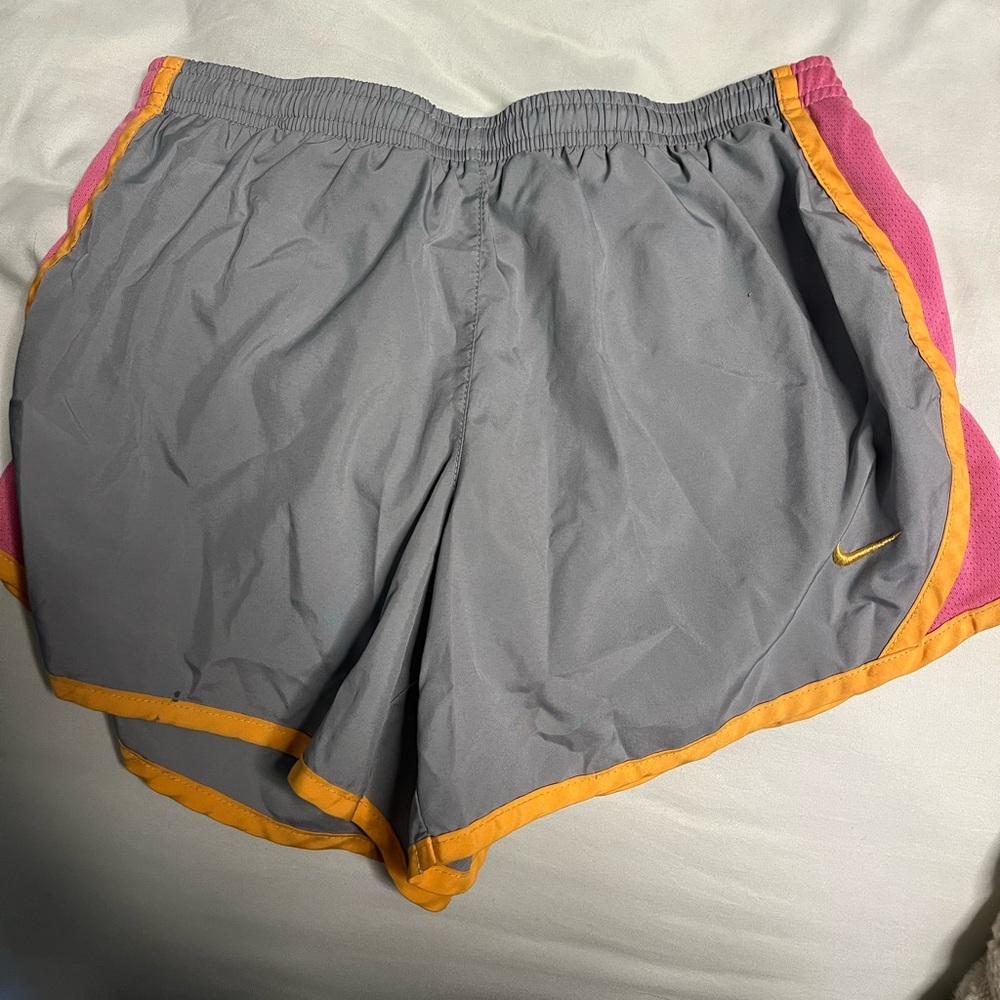 grey nike shorts, size large in teens